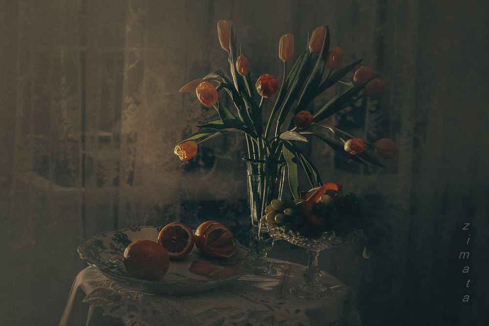 натюрморт с лимоном