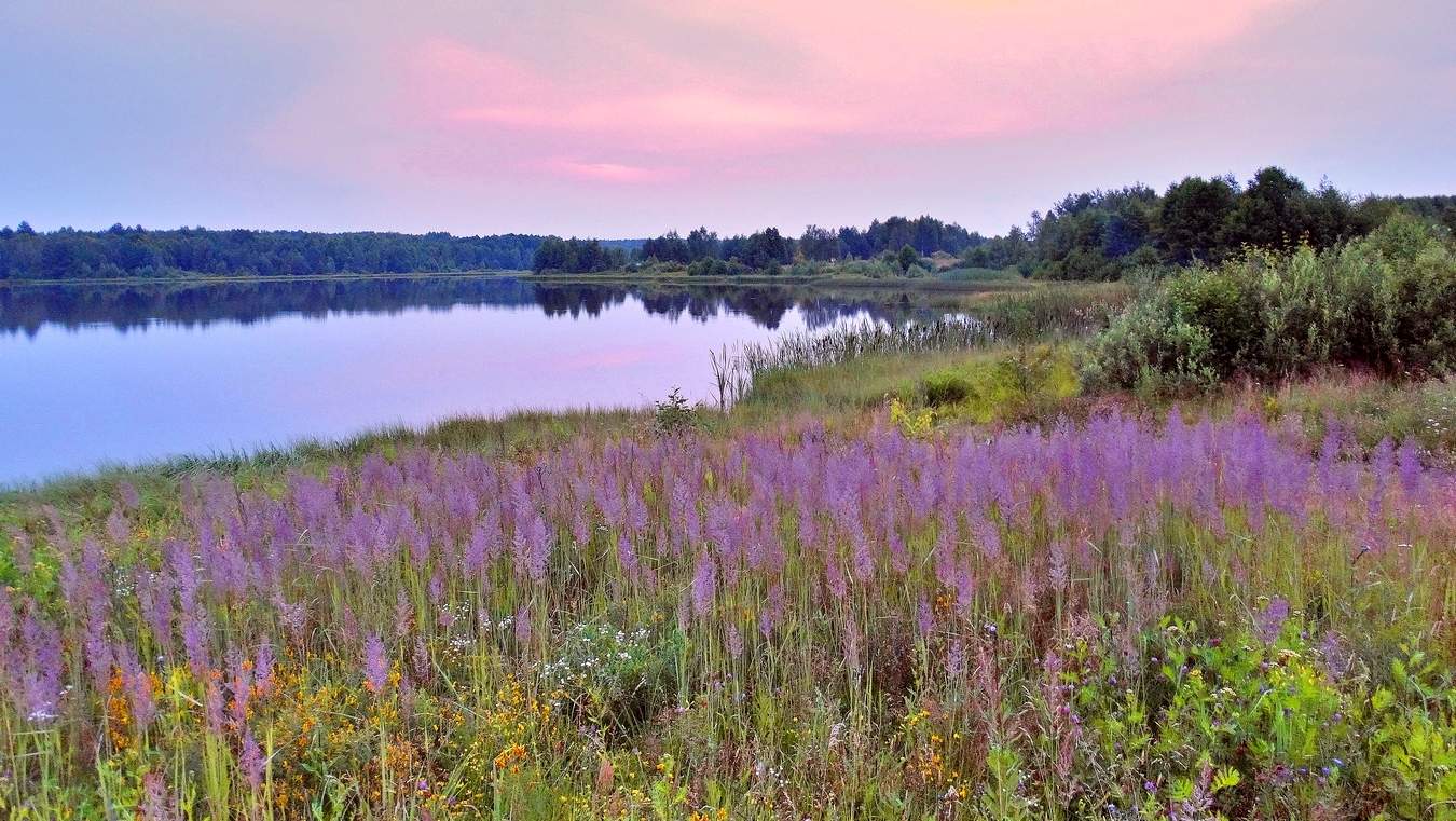 На озере после грозы