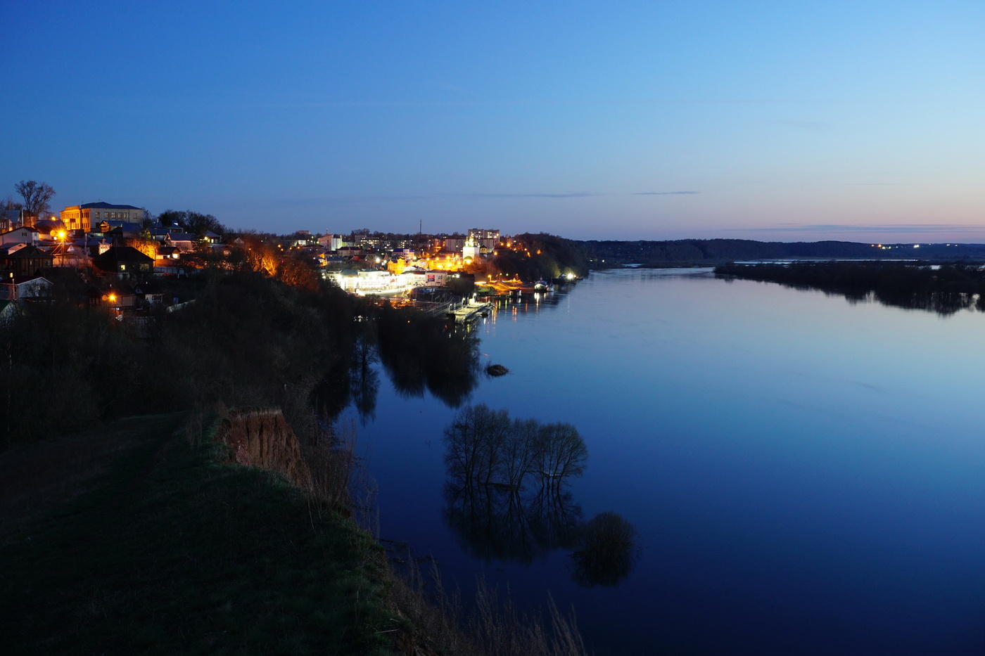 Вечер на Оке.