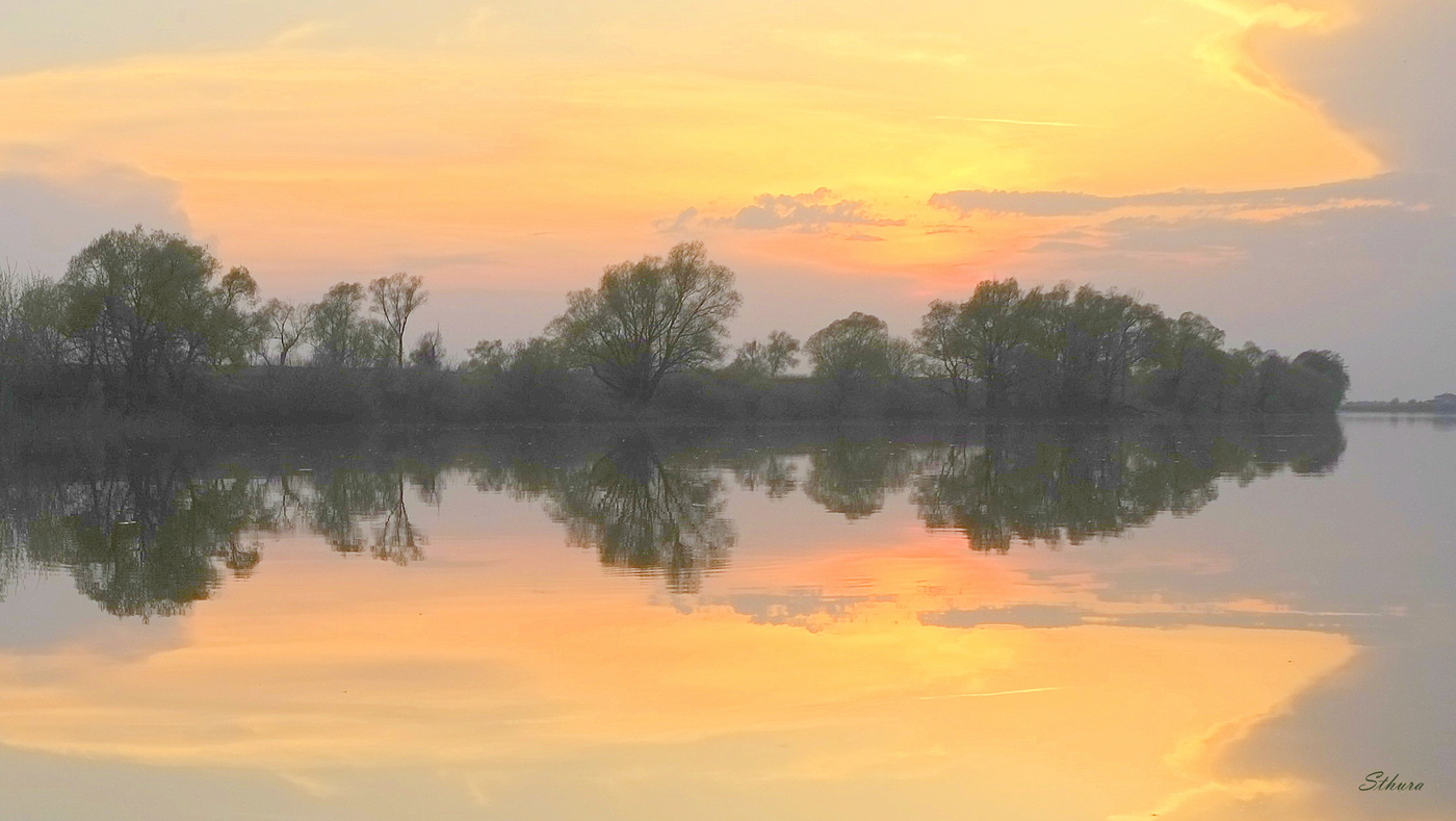 Весенний закат.