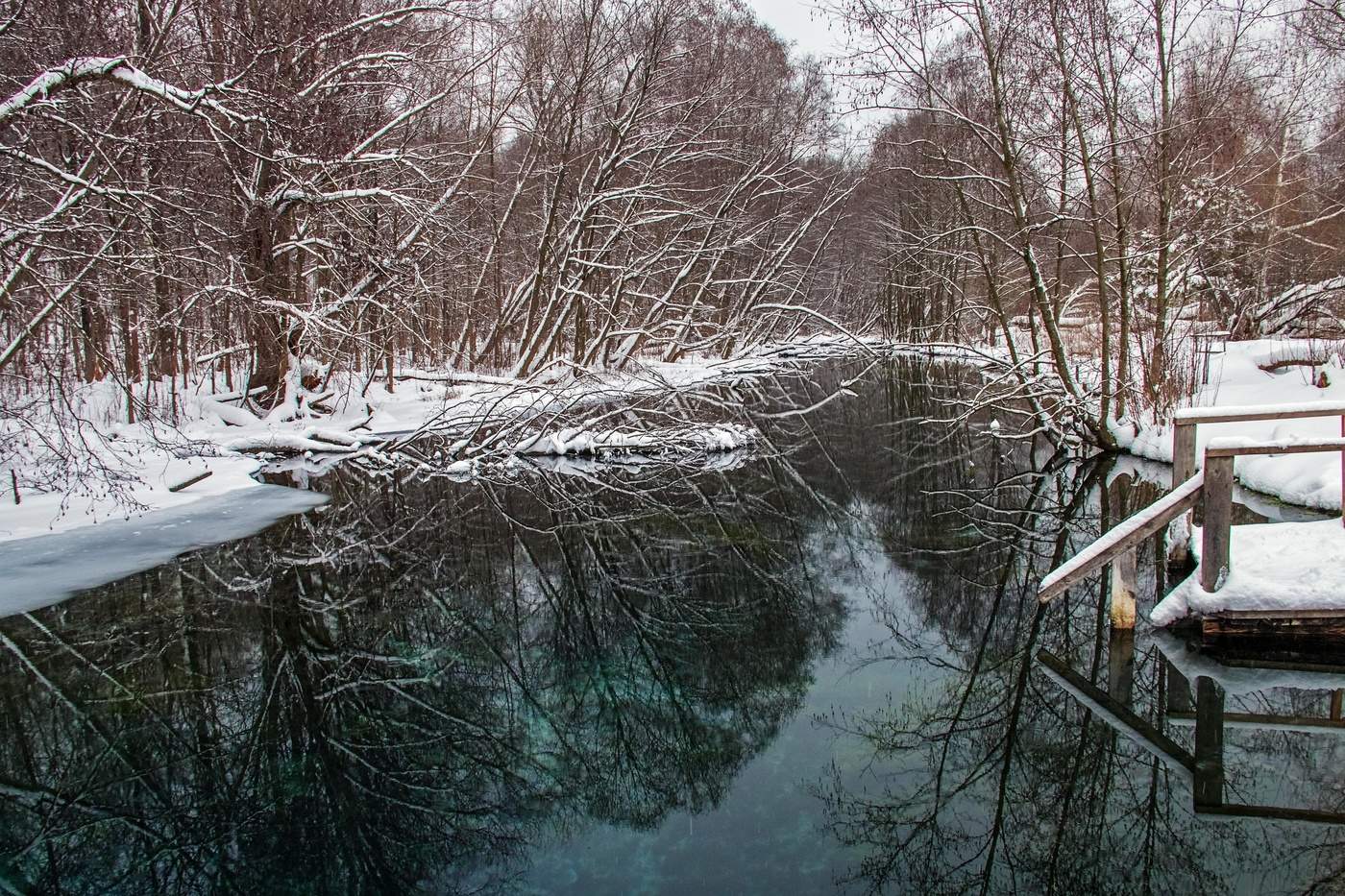 озеро Проточное голубое