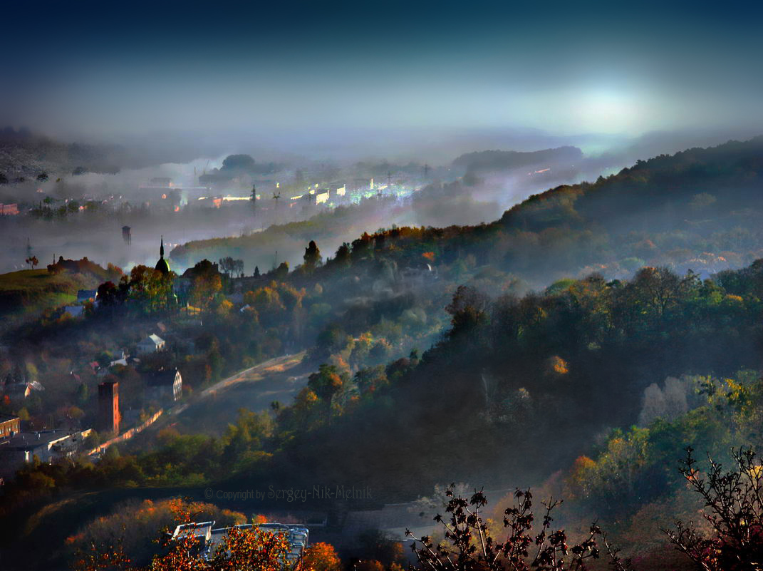 Вид с замковой горы во Львове