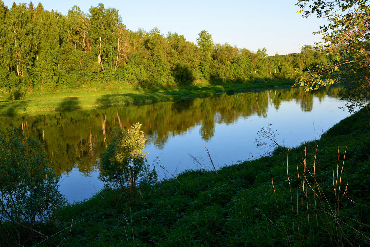 Течет река ...