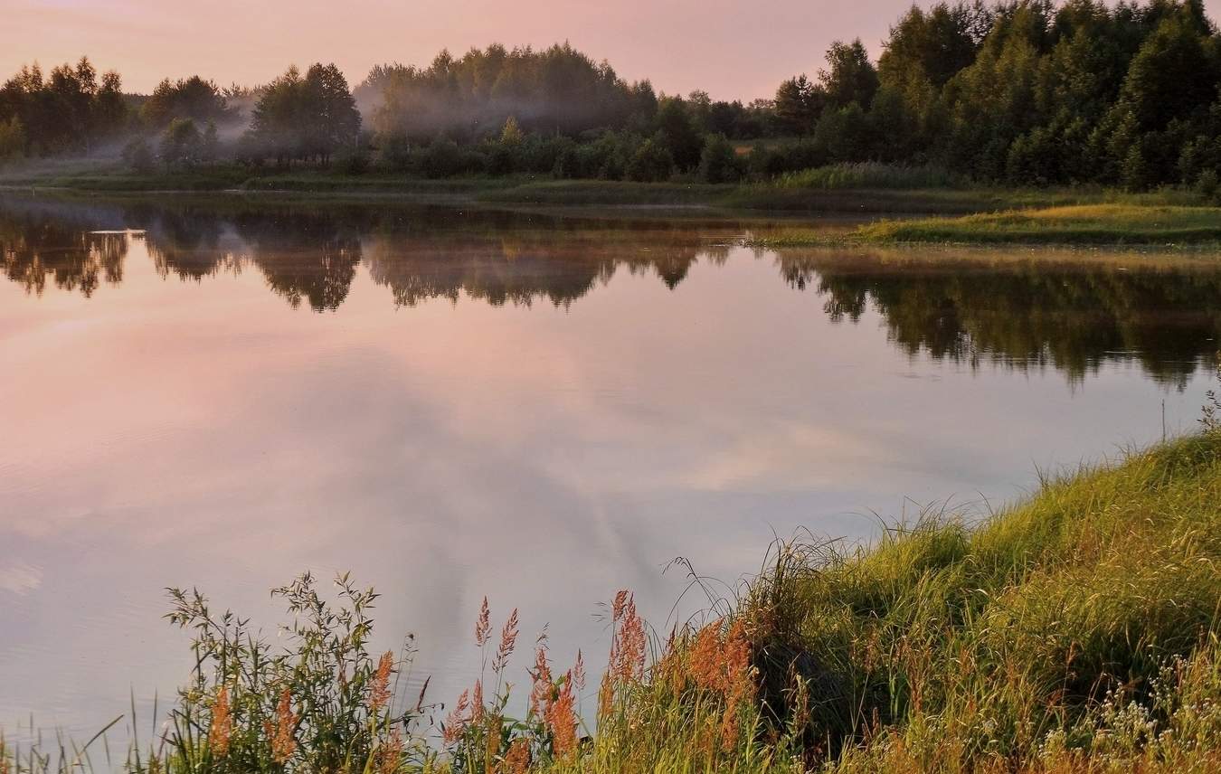 Вечером летним на озере