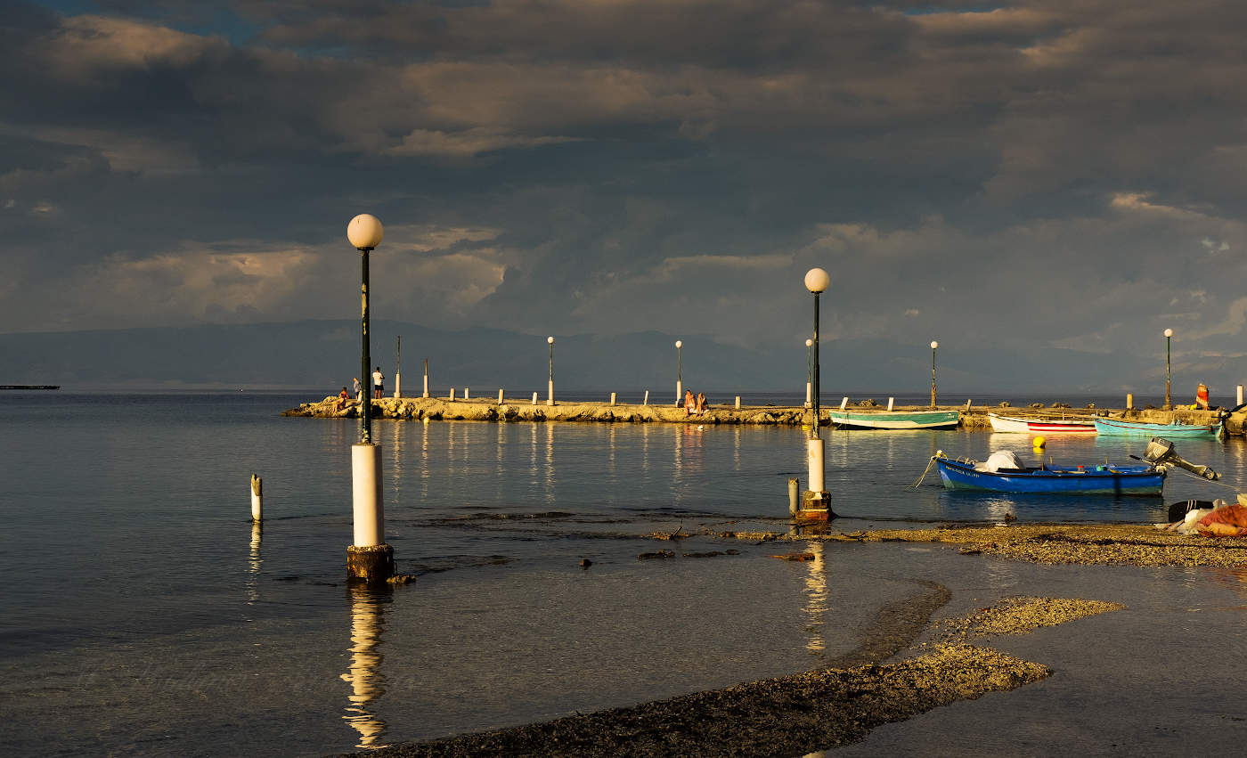 Тёплый вечер,после сильного дождя