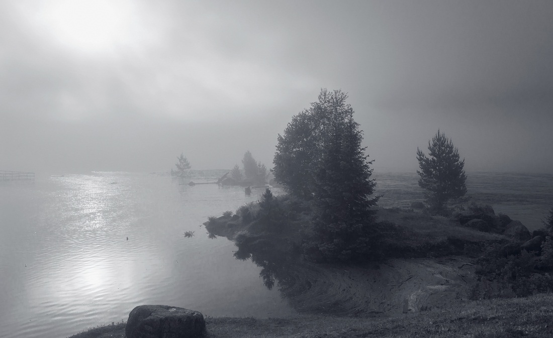 Туманный берег.