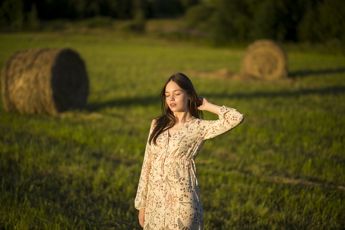 Вечер августа с рулонами