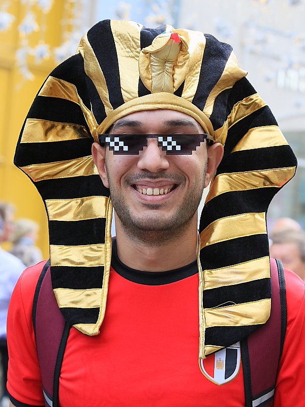 Египетский болельщик.