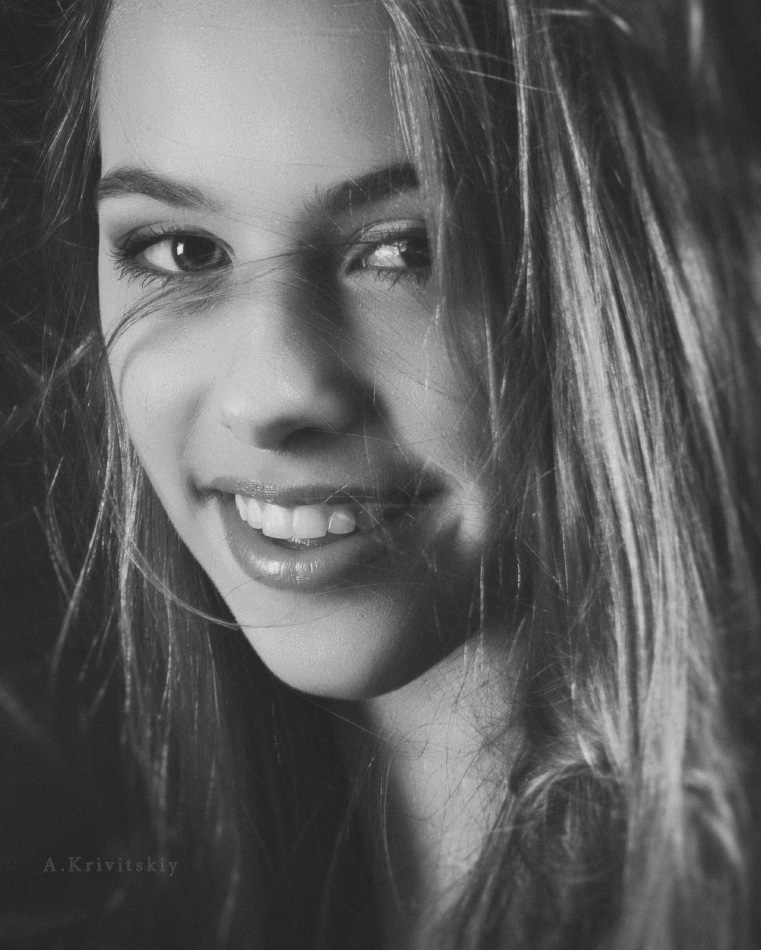 Portrait. Shooting in A. Krivitsky's Photographic Theater.