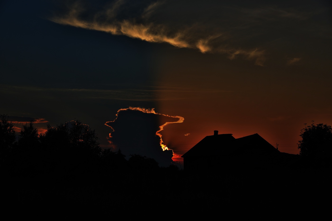 Однажды вечером ...