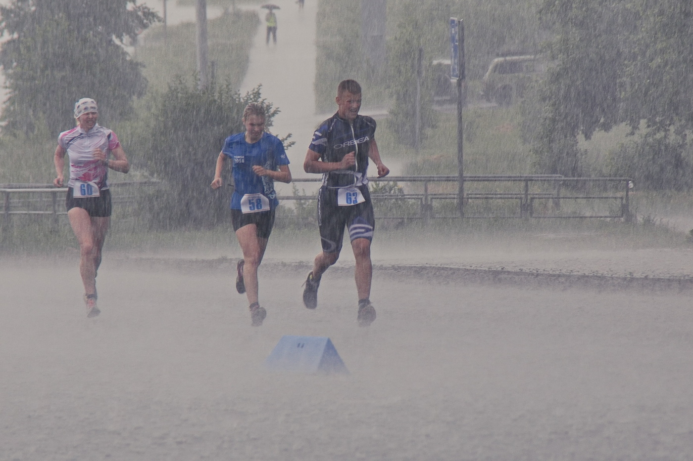 Под летним ливнем