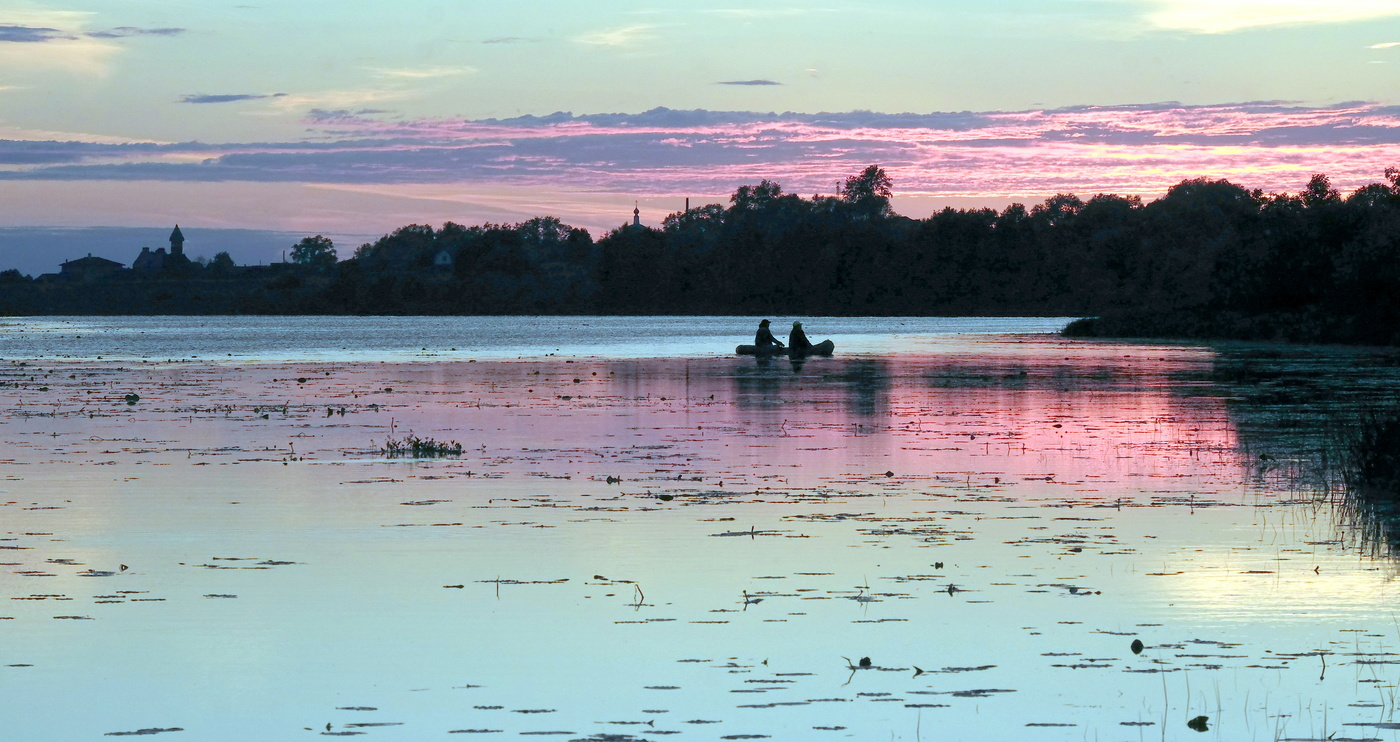 Вечерние сумерки.