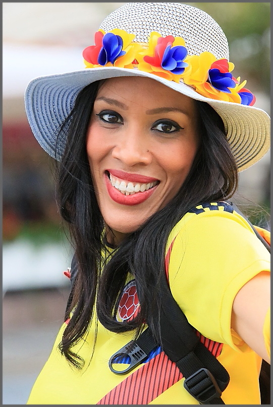 Обворожительная колумбийка.