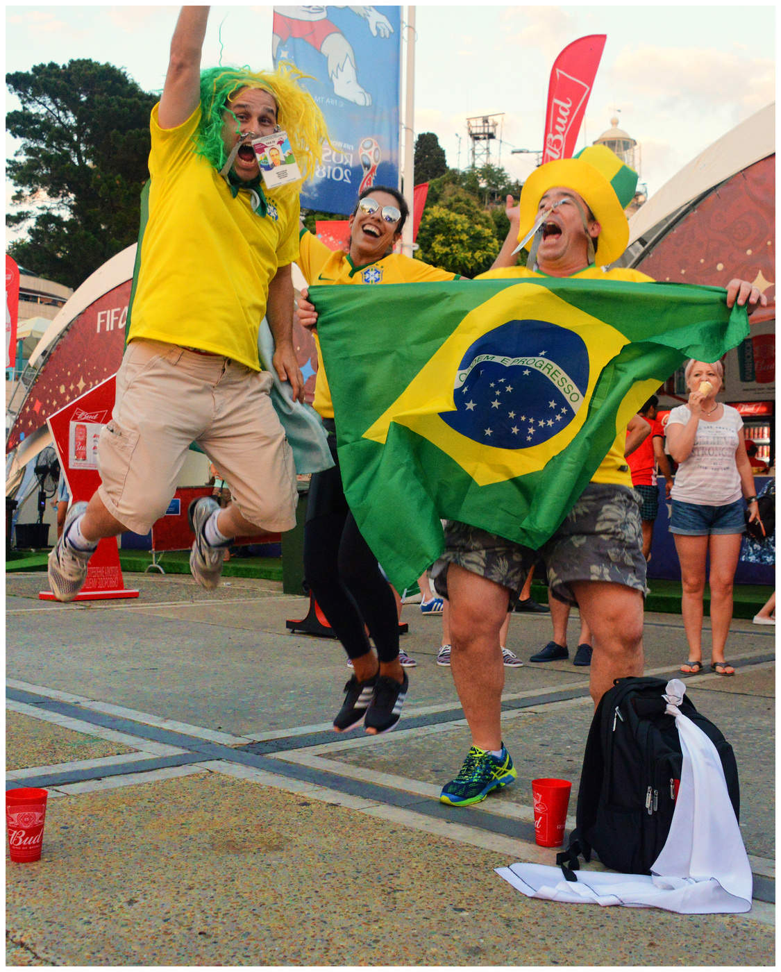 Бразильцы кайфуют)))