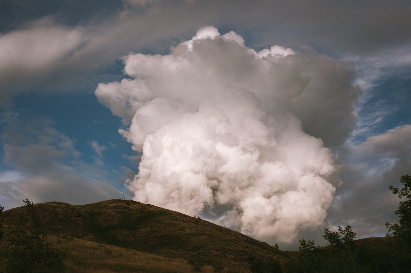 Извержение вулкана?
