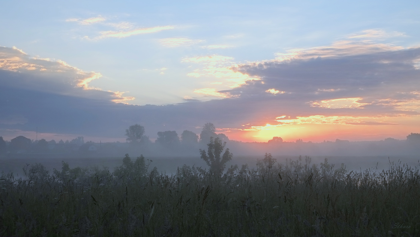 Облачный рассвет.
