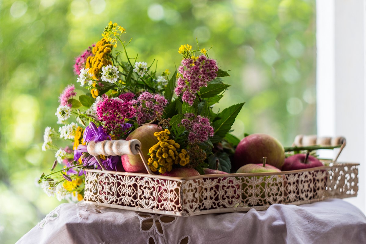 в разгаре лета