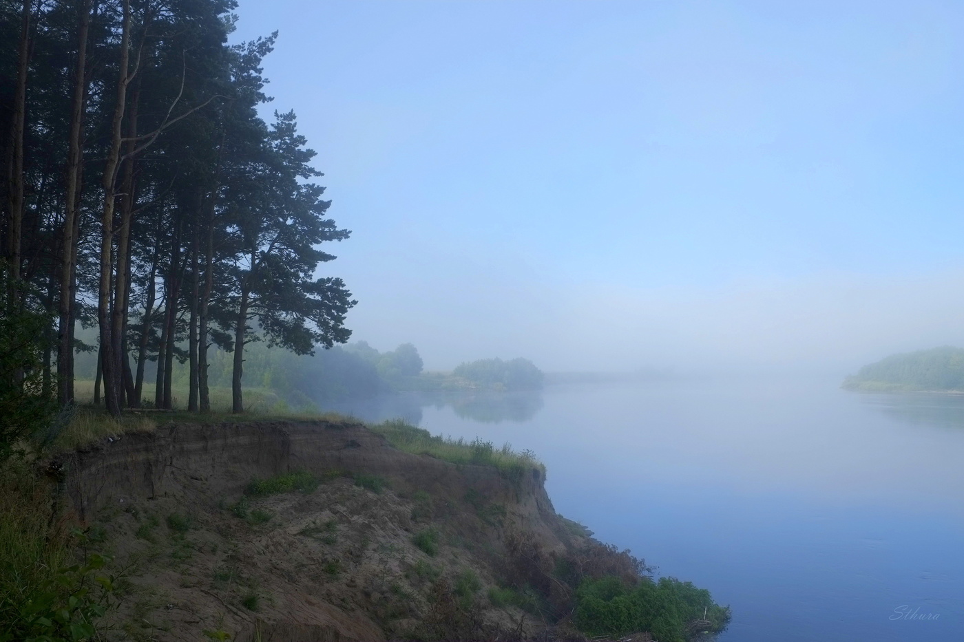 Туман на Оке.