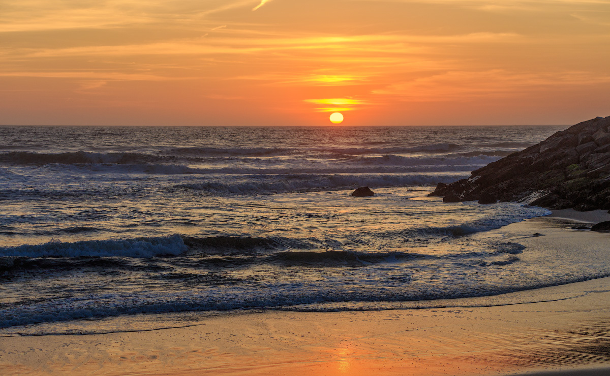 Закат над океаном