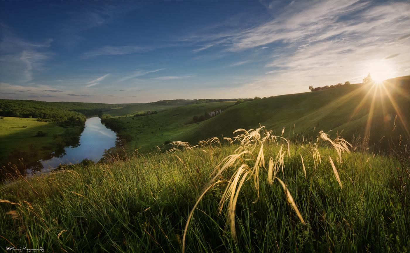 Ковыльный закат.