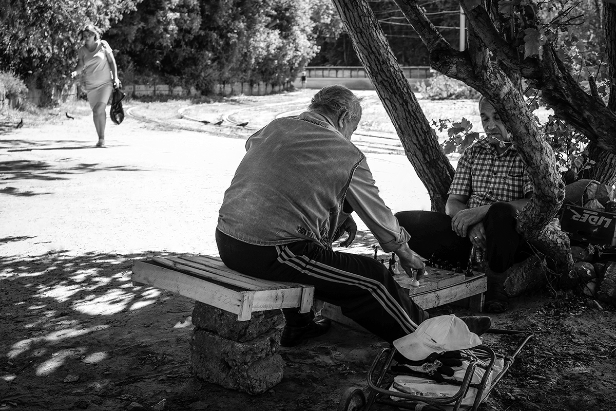 Шахматисты...