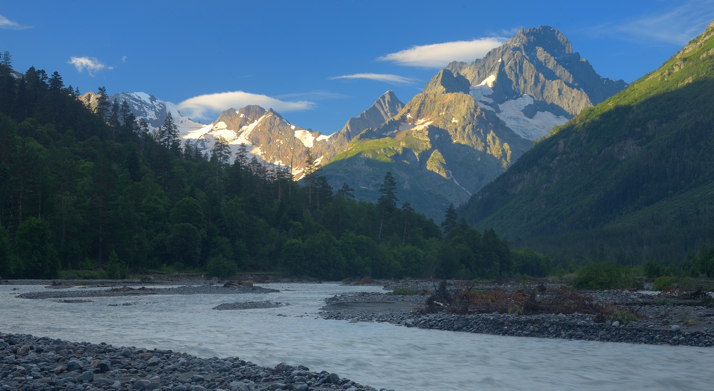 Утро в горах