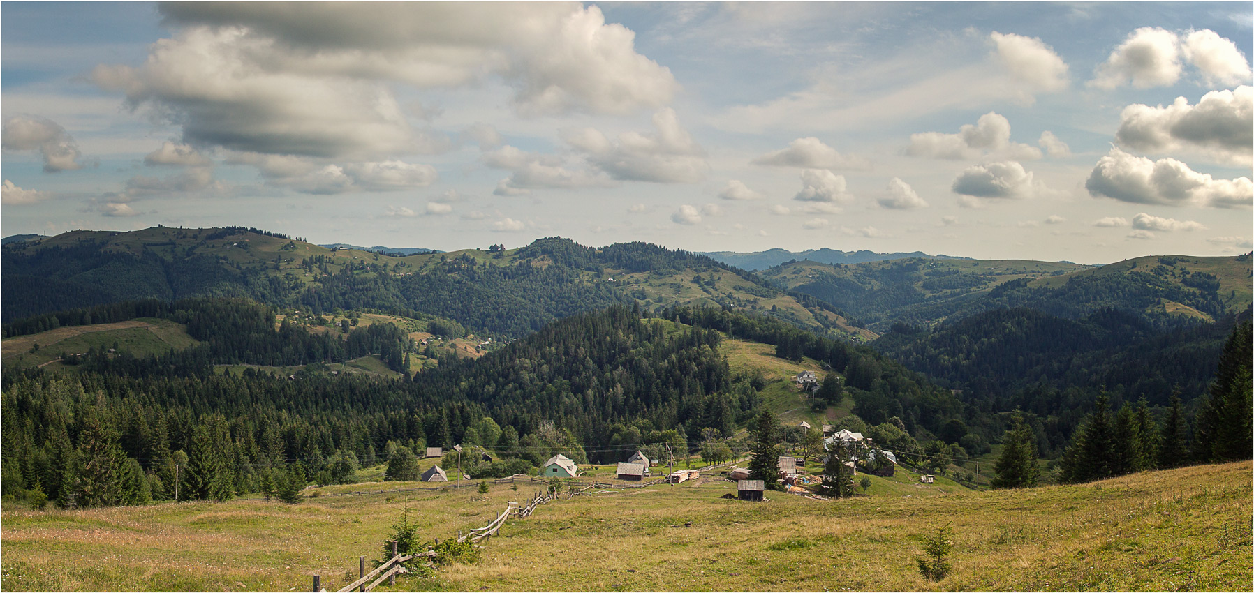 Панорама Карпатских гор