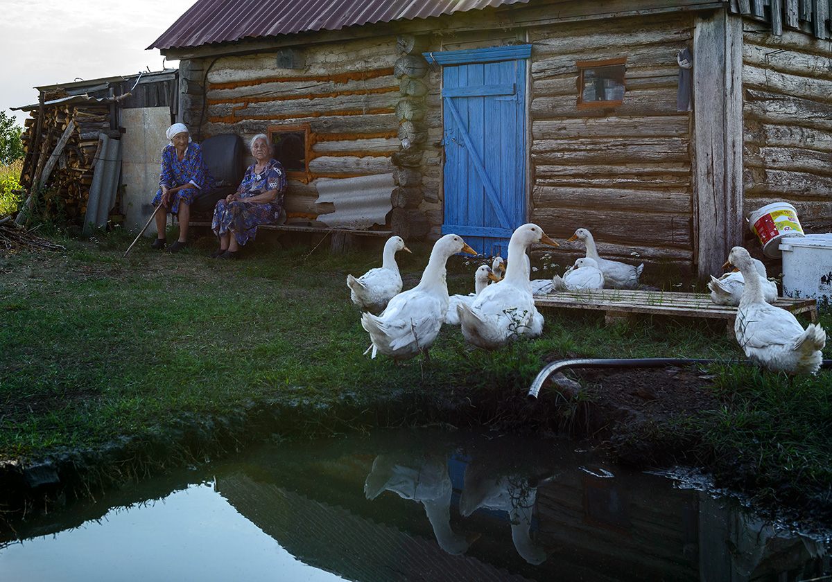 Деревенька...