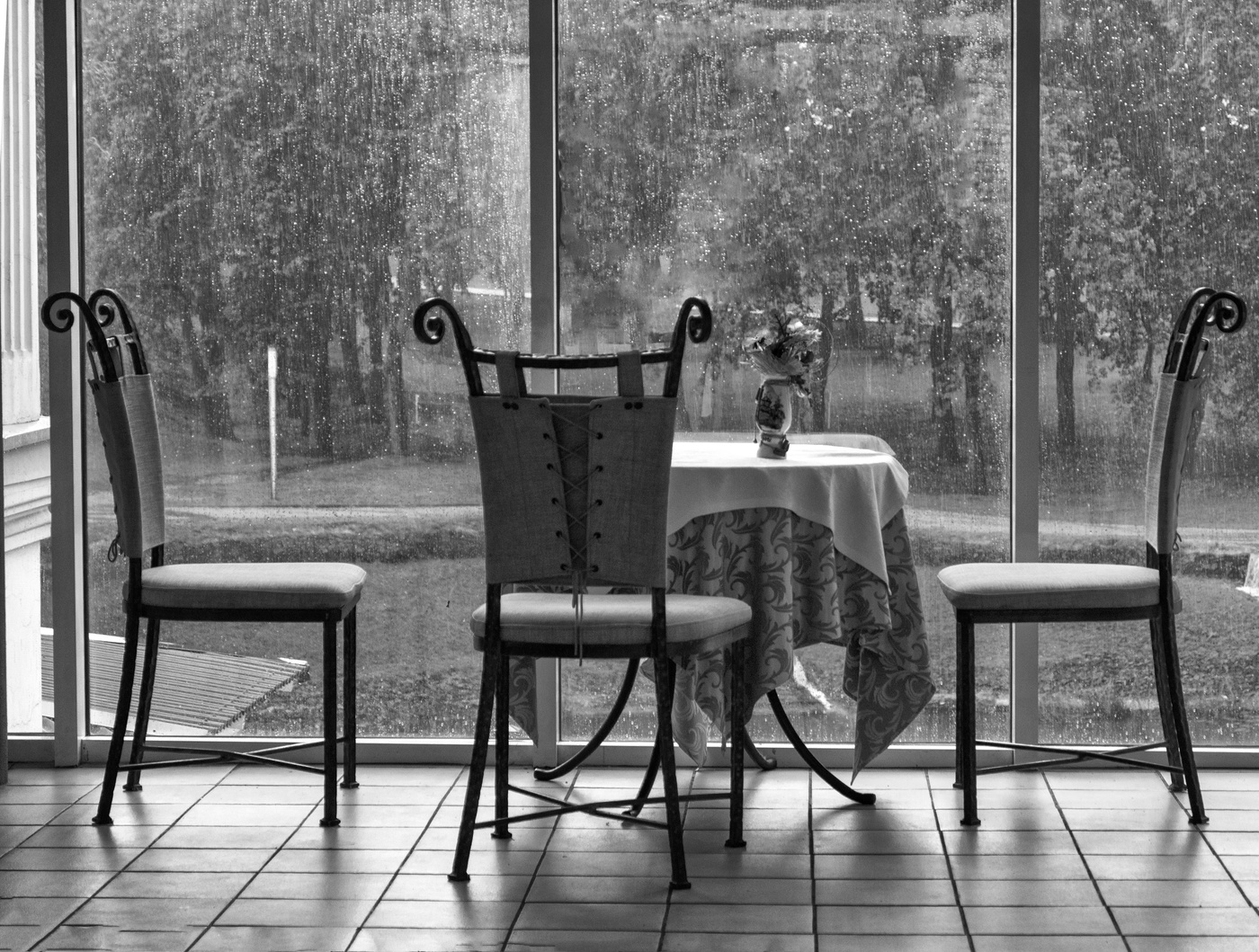 натюрморт с дождем...