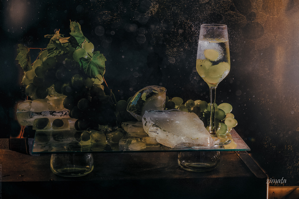 виноград со льдом