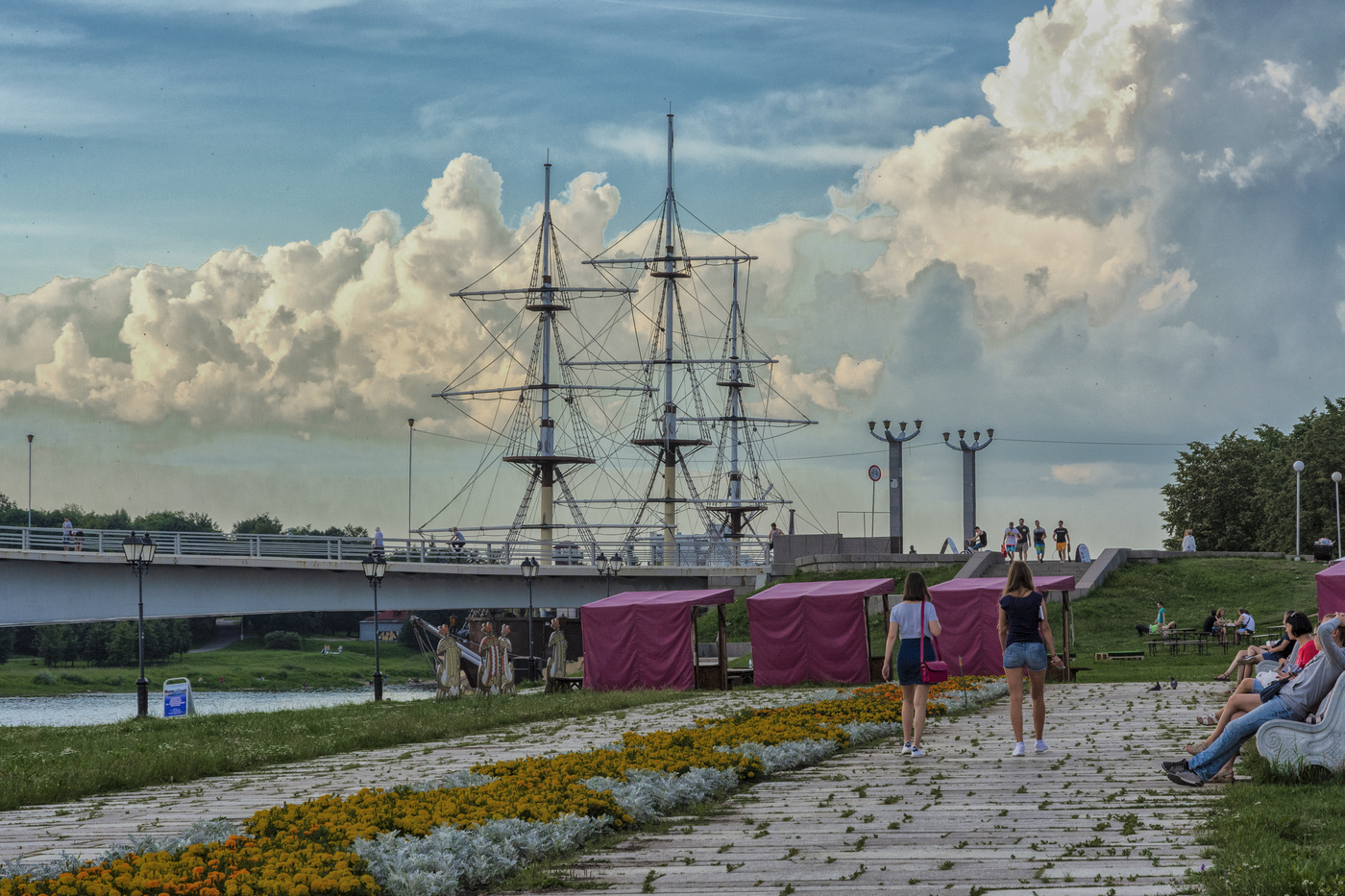 вечер в Великом Новгороде