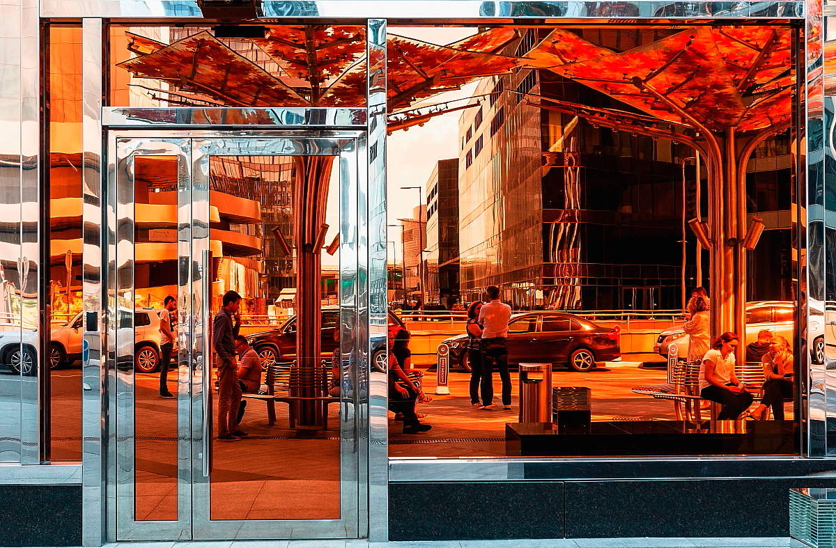 Москва-Сити в Зазеркалье. (2)