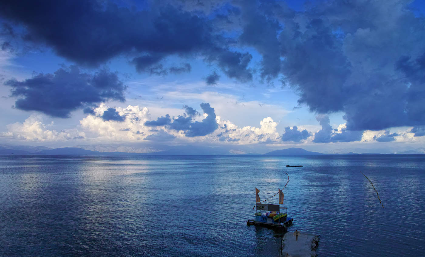 После купания