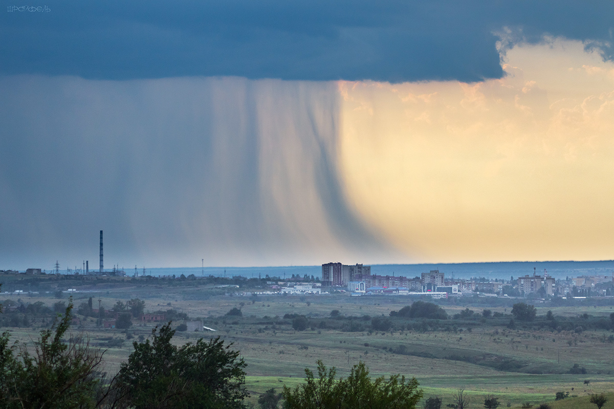 Ливень над городом Ка