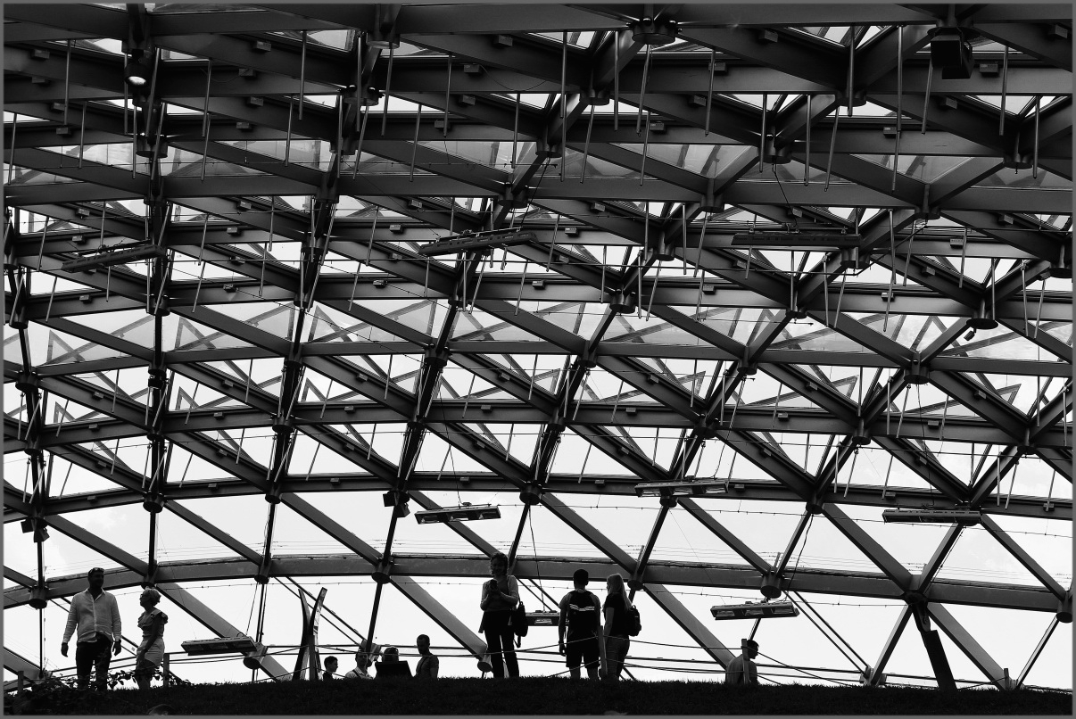 Светографика Зарядья.