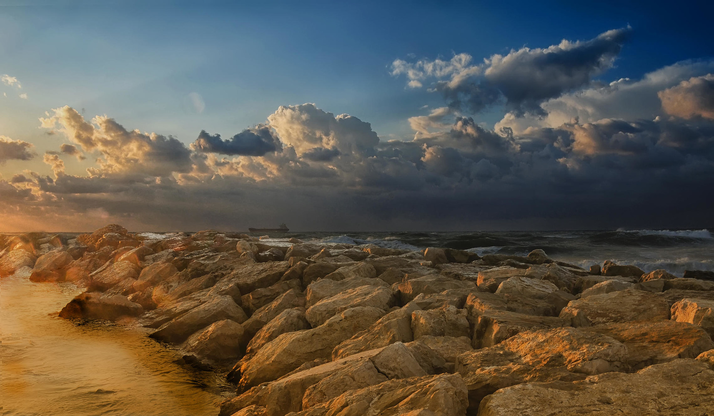 На закате дня