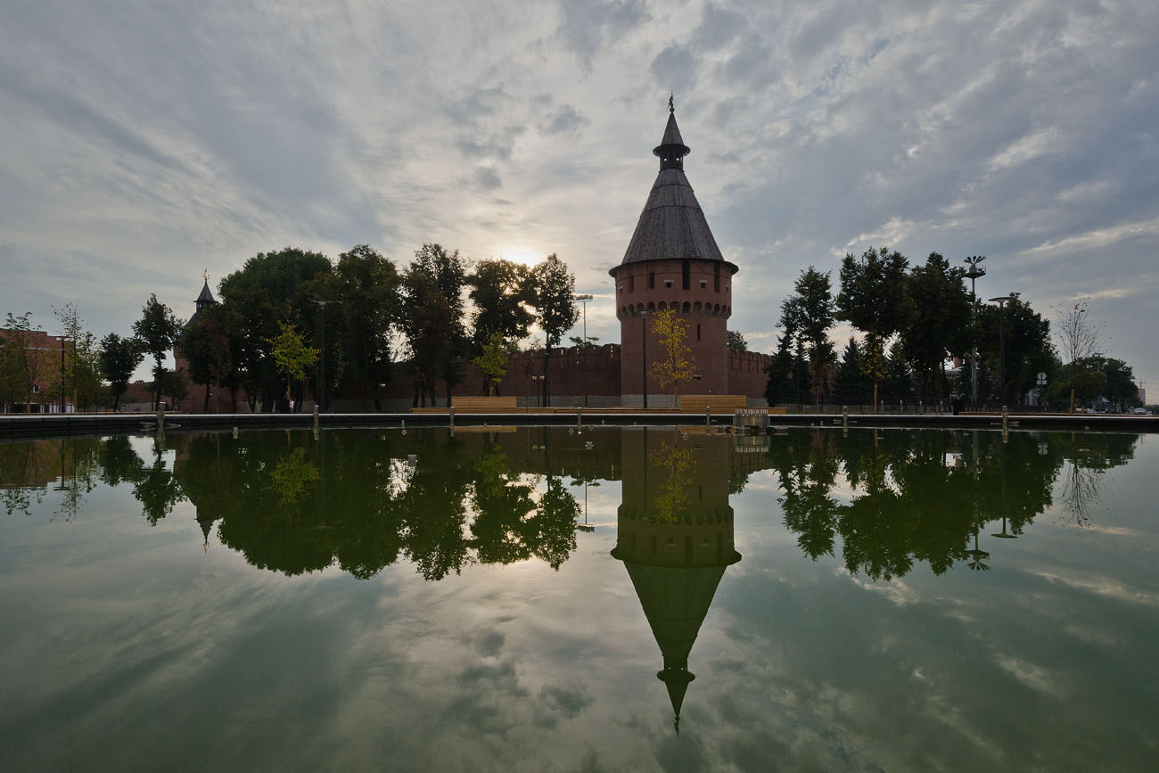 Утро Спасской башни. Тульский кремль