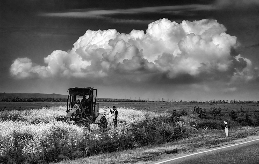 Трактор из Ромашково.