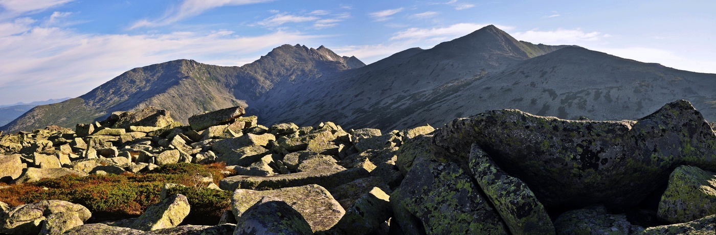 Горы, травы и камни