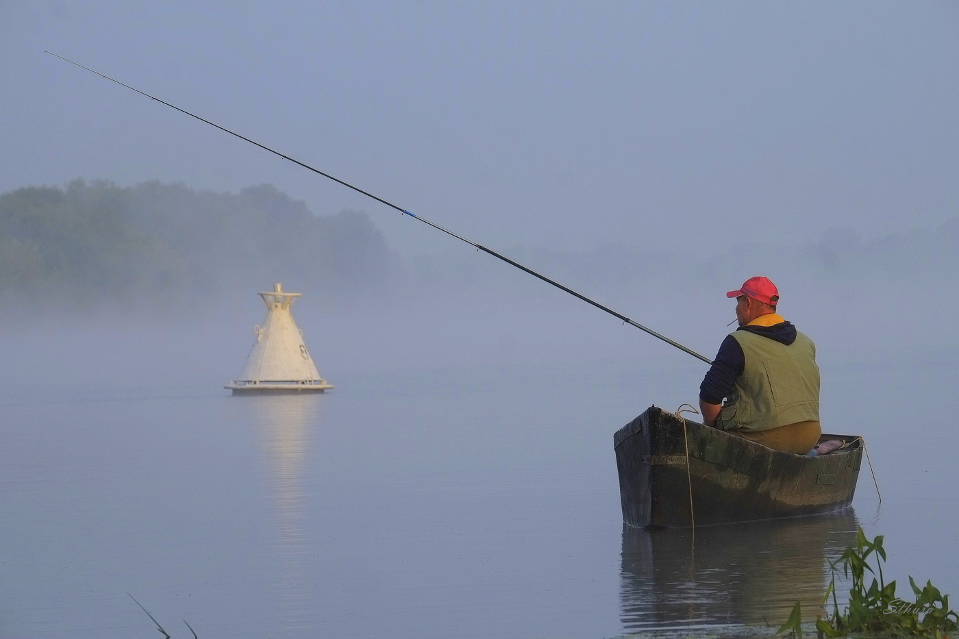 Рано утром на Оке.