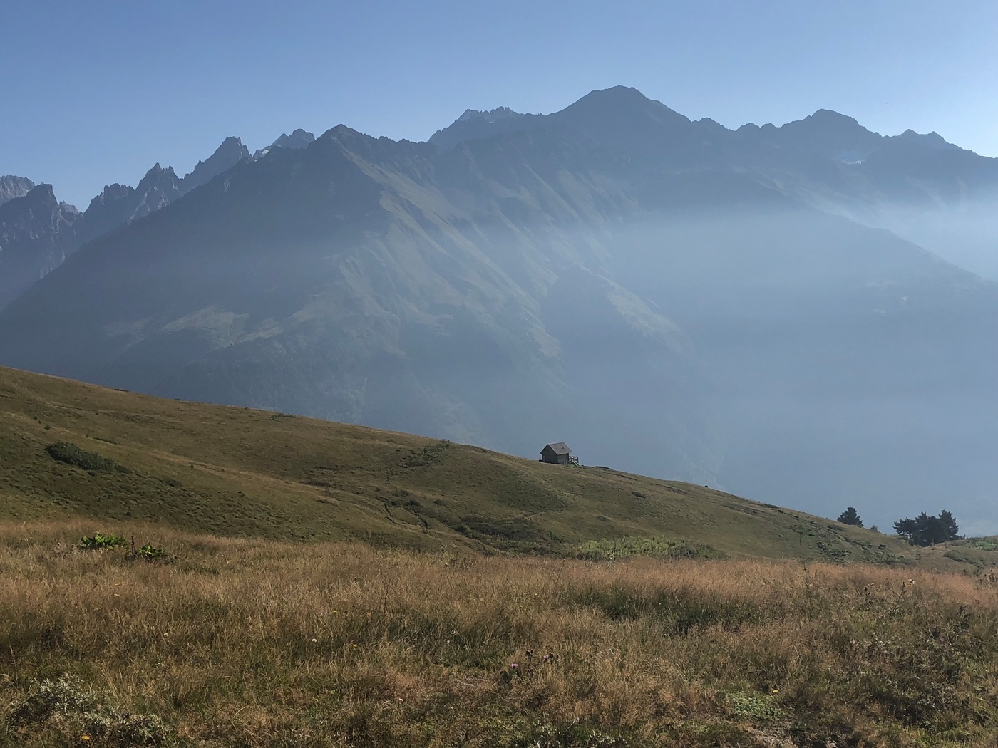 Утро в горах Сванетии