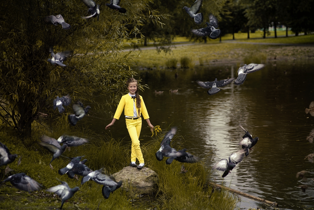 Юлиана и голуби