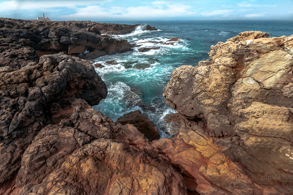 море, скалы