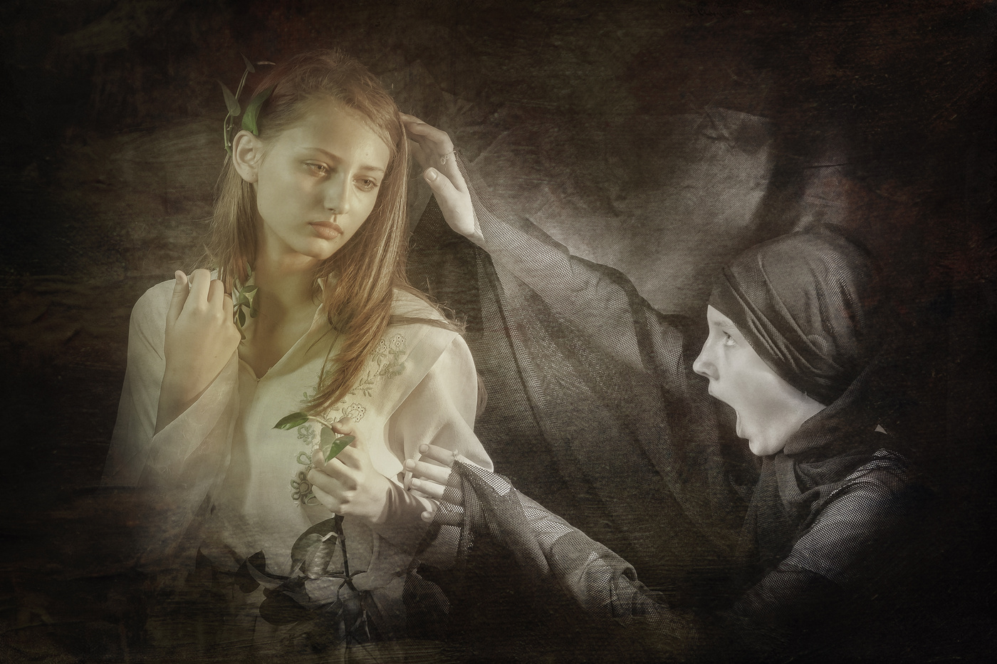 реакция на цвет..