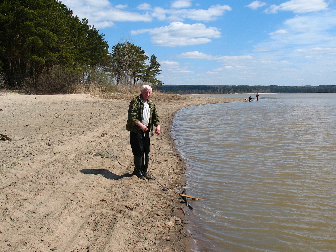 На весенней рыбалке
