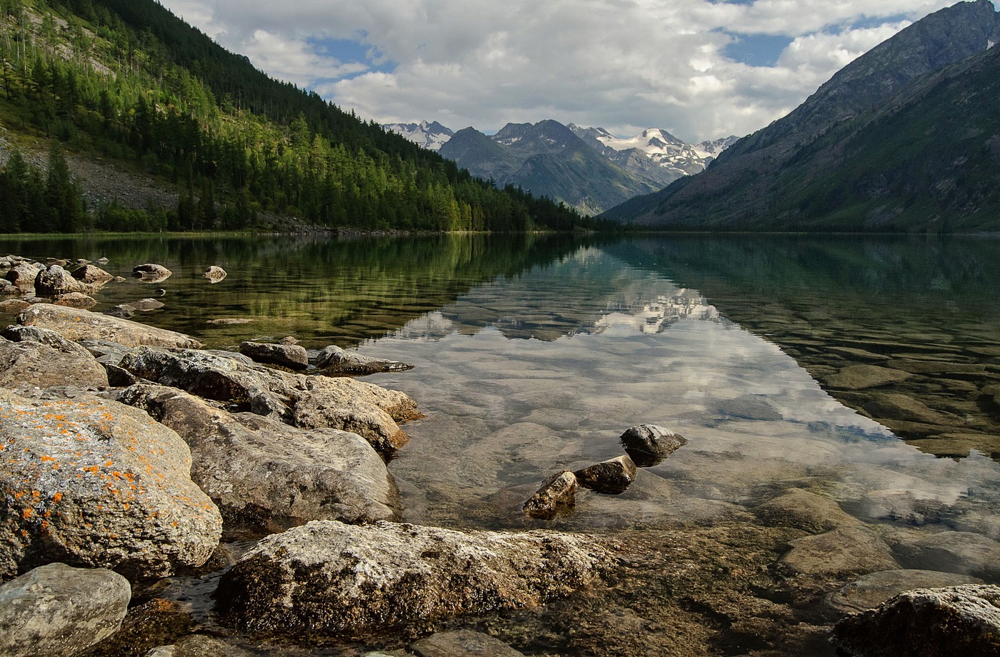 В вечернем отражении.