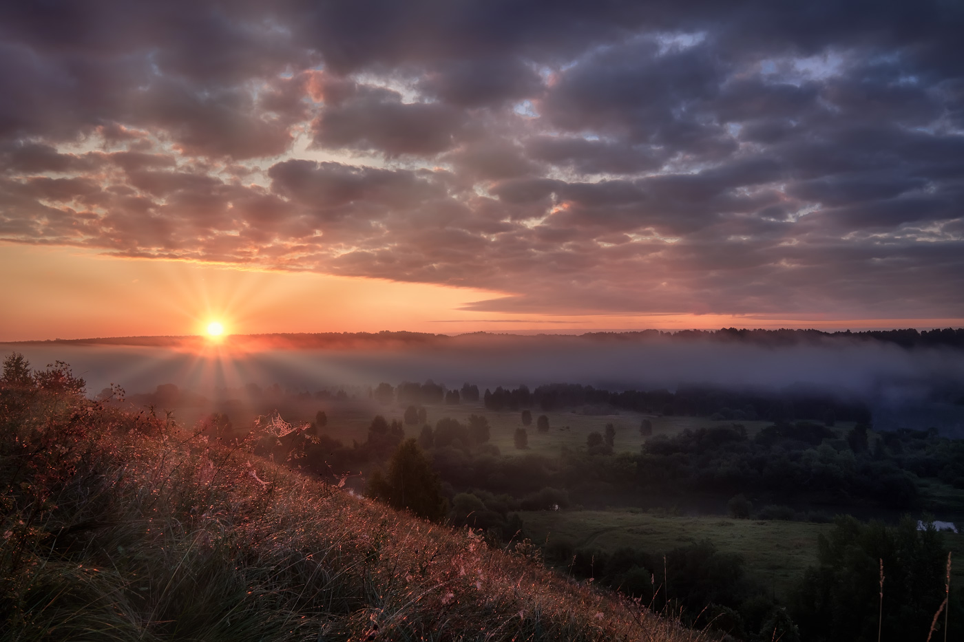 Рассвет на сылвенских угорах