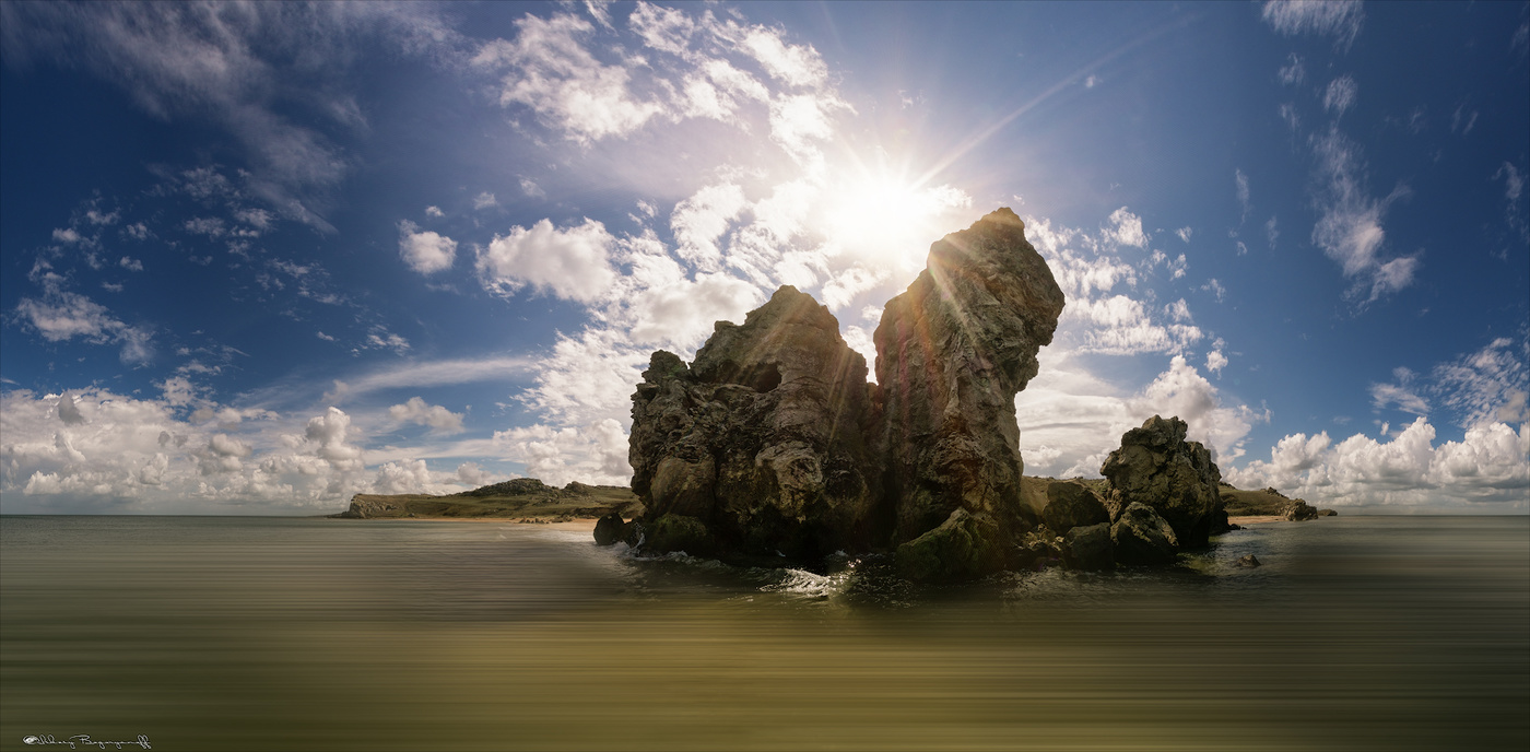 Скульптуры Генеральских пляжей.