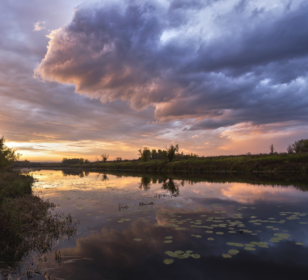 Осенний закат.