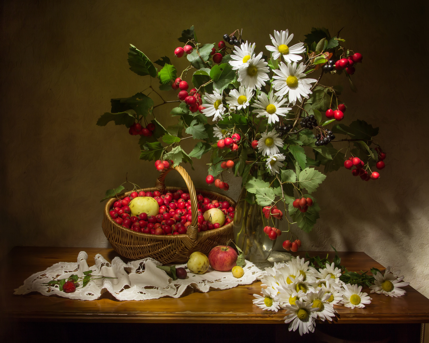 С последними ромашками...